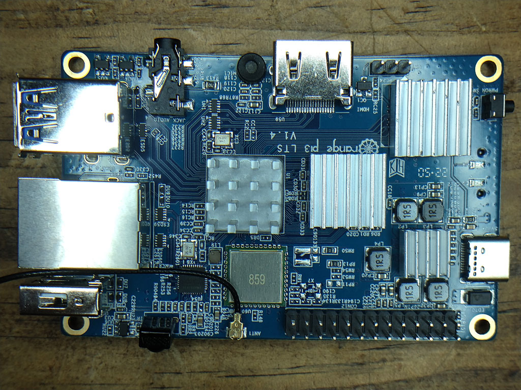 Instalar disipadores de calor y ventilador en Orange Pi 3 LTS